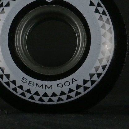 Team 58mm/90A black 4-pack