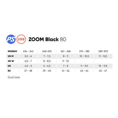Zoom black 80 2023