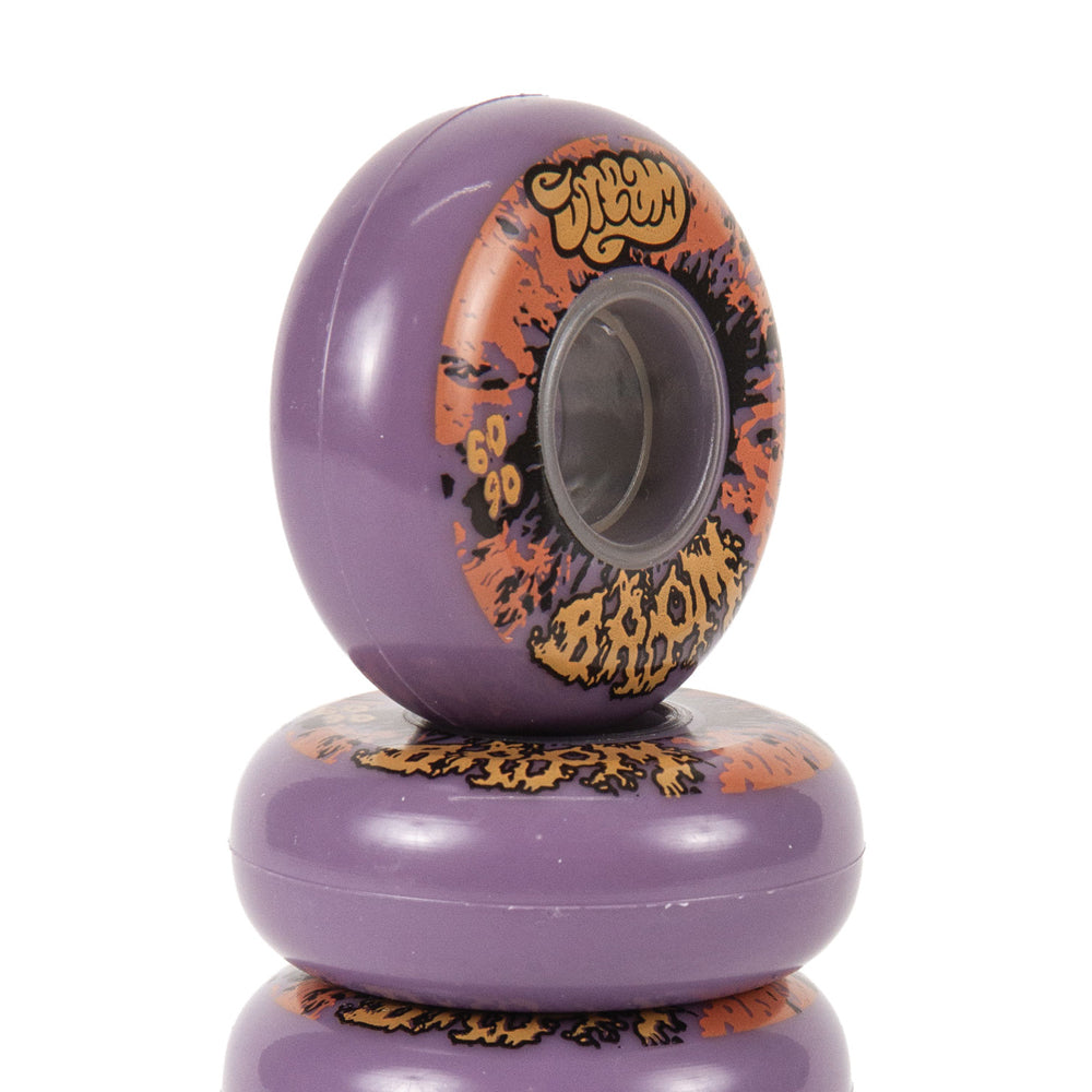 Andrew Broom 60mm/90A Purple/orange 4-pack