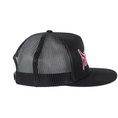 Rider Misfit Trucker Hat Black/red