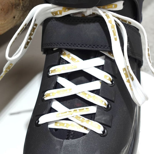 Laces white/gold