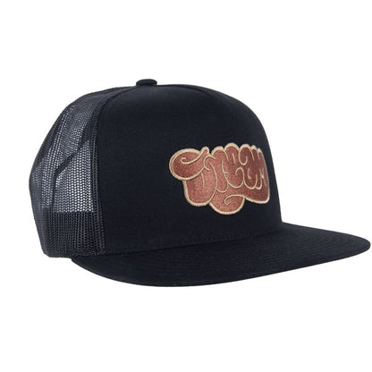Logo Trucker Hat Black/Copper/Gold