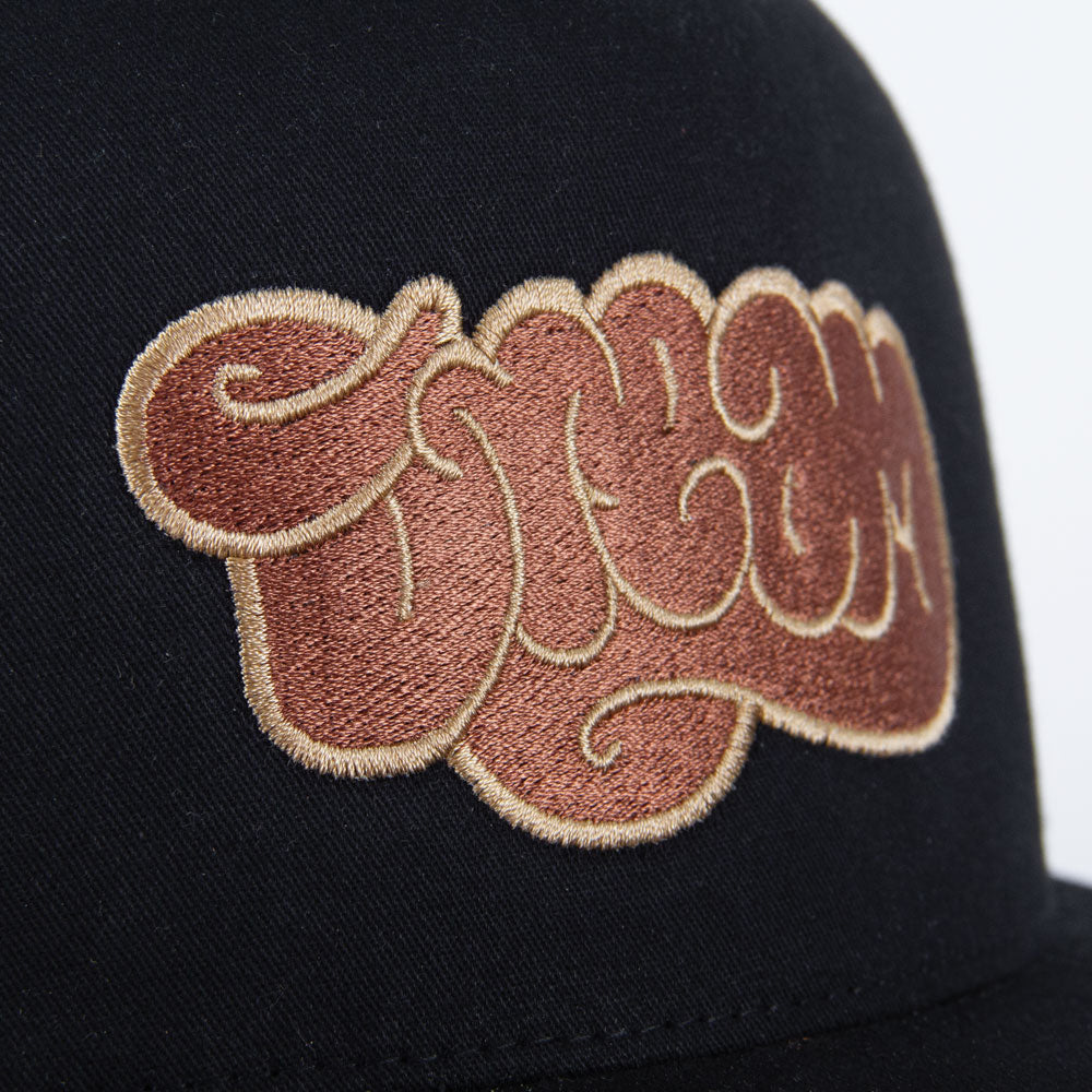 Logo Trucker Hat Black/Copper/Gold