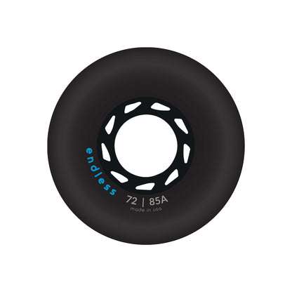 72mm/85A Black 4-pack