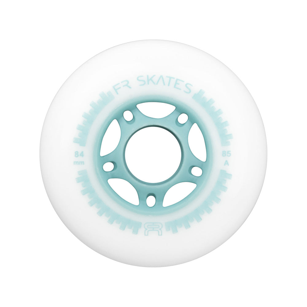 Downtown 84mm/85A 4-Pack White/Blue