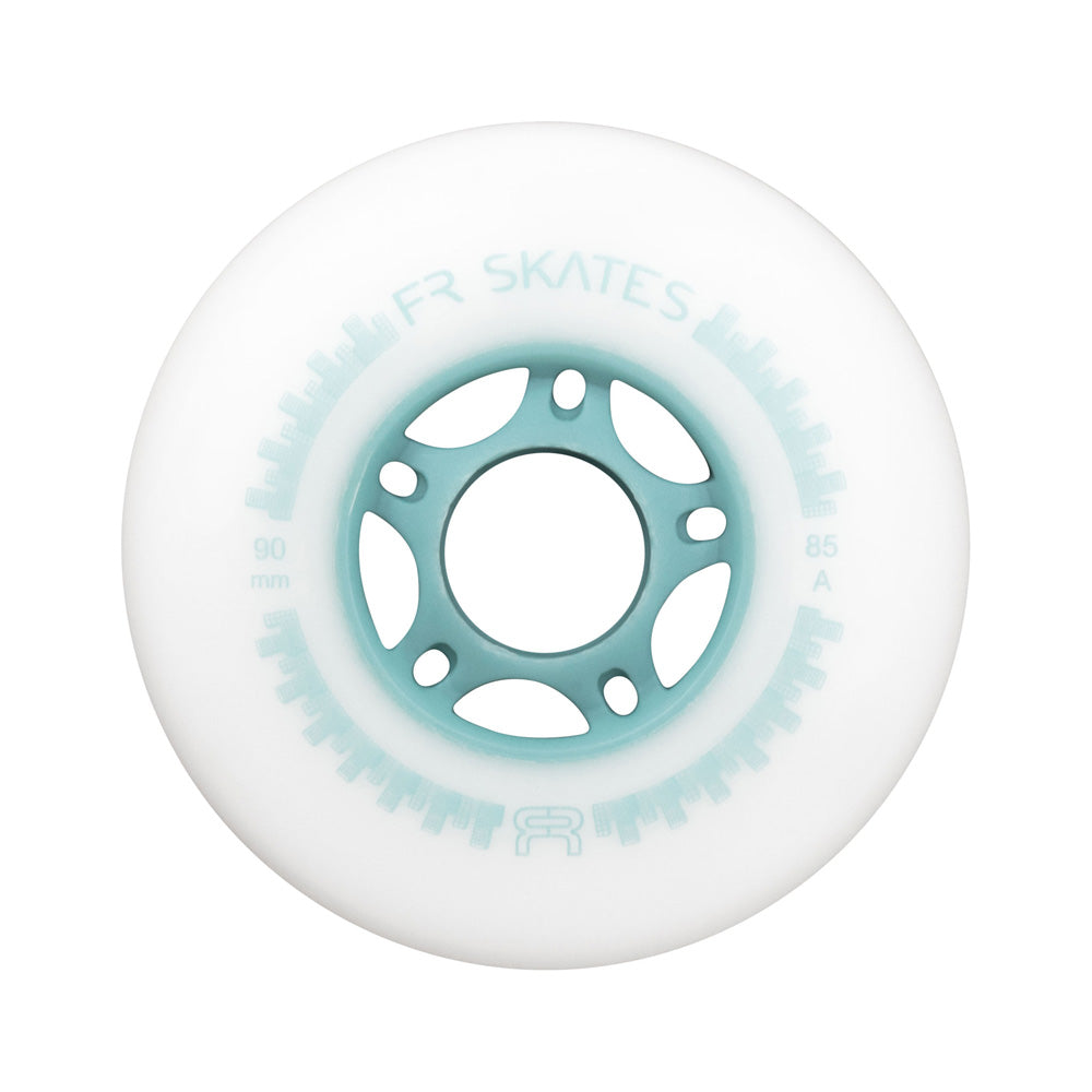 Downtown 90mm/85A 4-Pack White/Blue