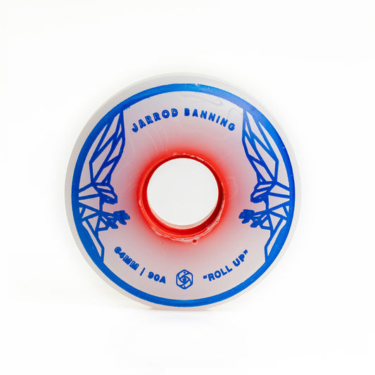 Childhood Jarrod Banning 64mm/90A white blue 4-pack