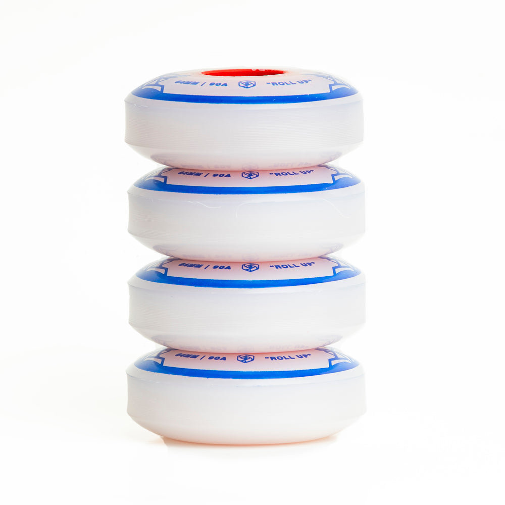 Childhood Jarrod Banning 64mm/90A white blue 4-pack