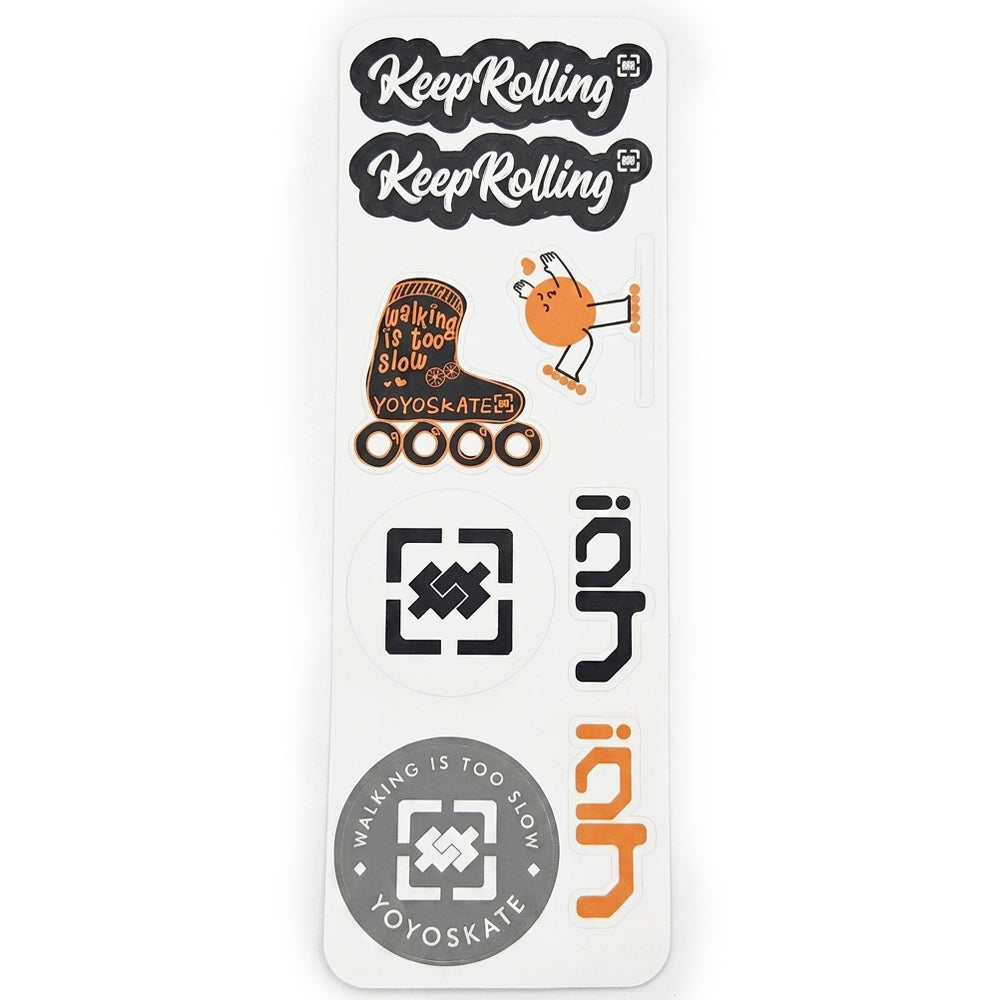 Sticker set 23x8cm 7-pack