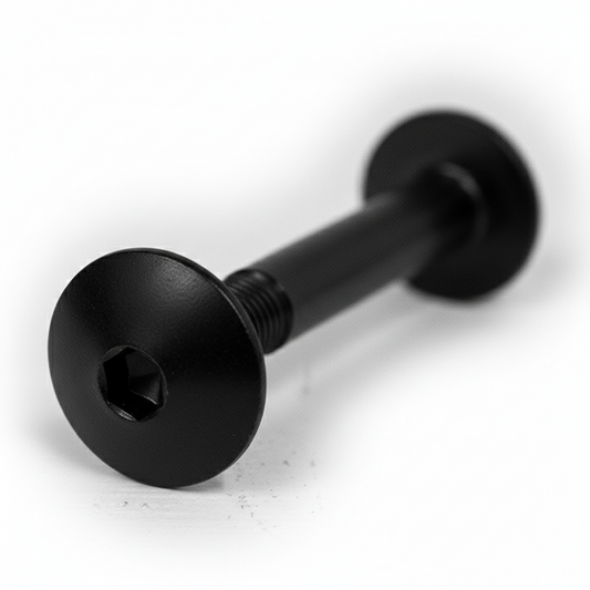 Axle Double 6mm FCO/1992 Allen/Hex black pcs