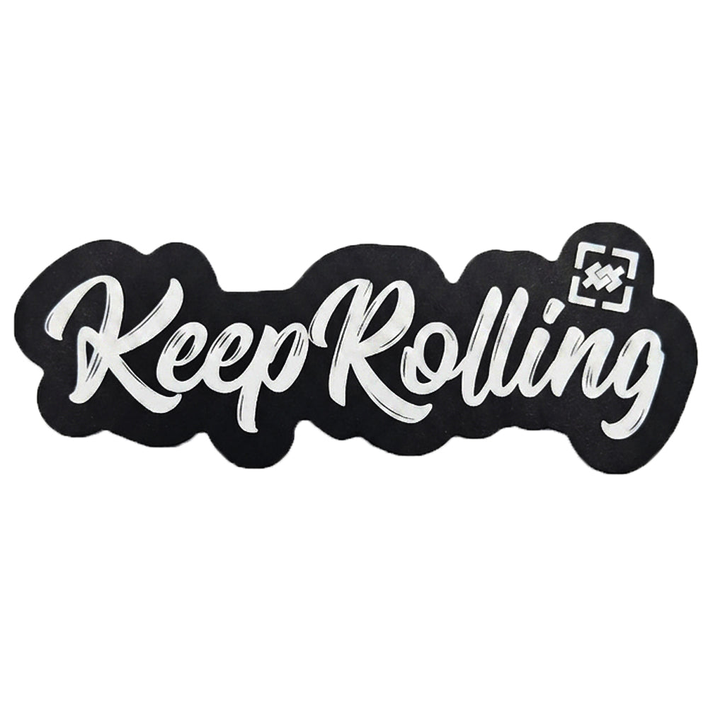 Keep Rolling Sticker 3x8cm