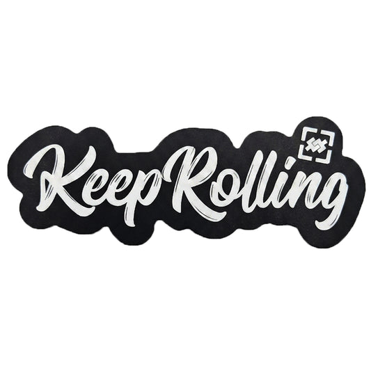 Keep Rolling Sticker 3x8cm
