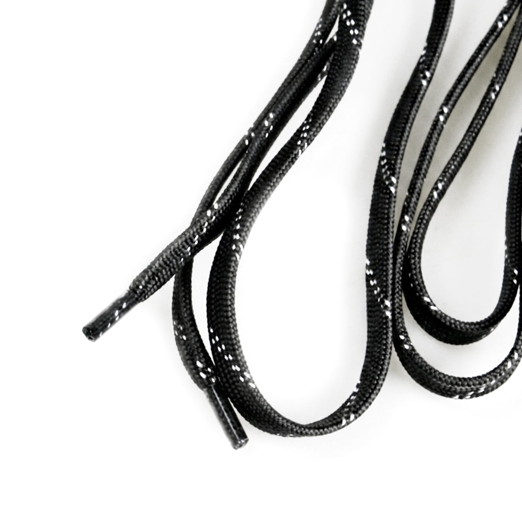 Hockey Laces with metal tips 170cm black