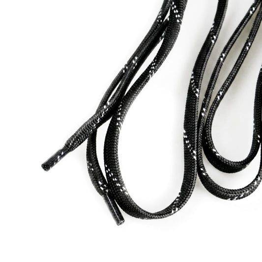 Hockey Laces with metal tips 170cm black