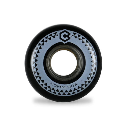 Team 60mm/90A black 4-pack
