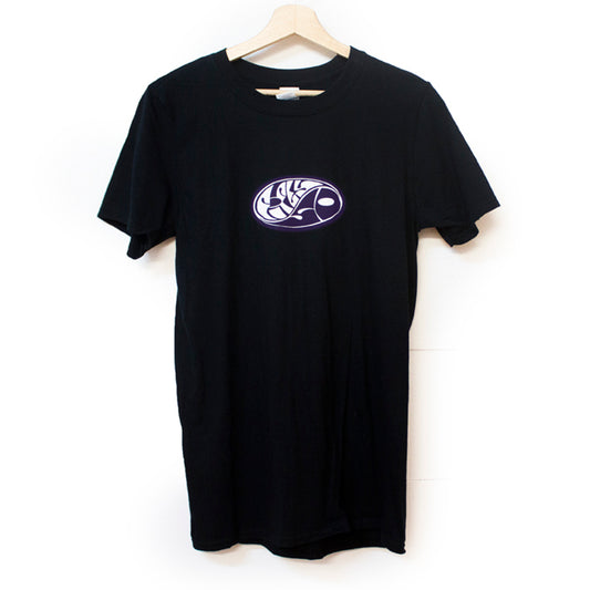 Balance logo shirt black purple