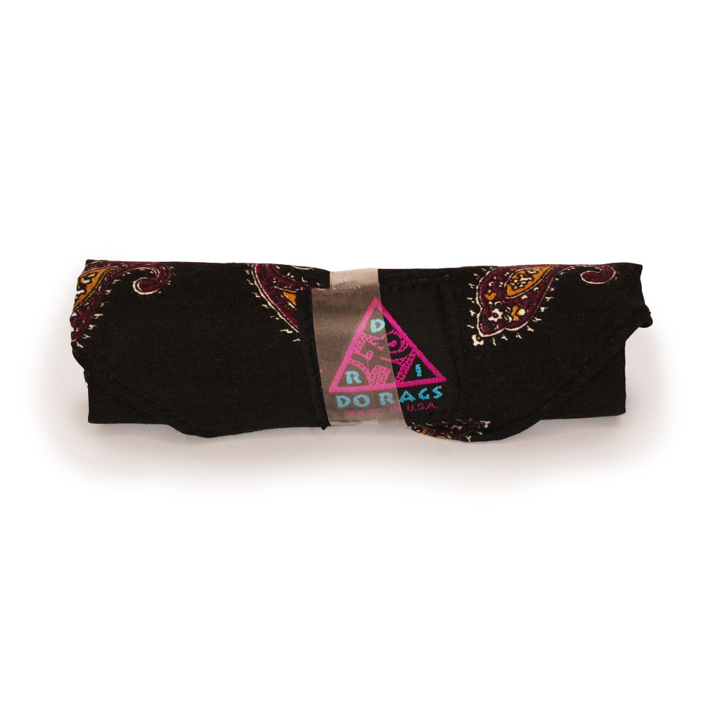 DRI Do-Rag Paisley Black - Thisissoul