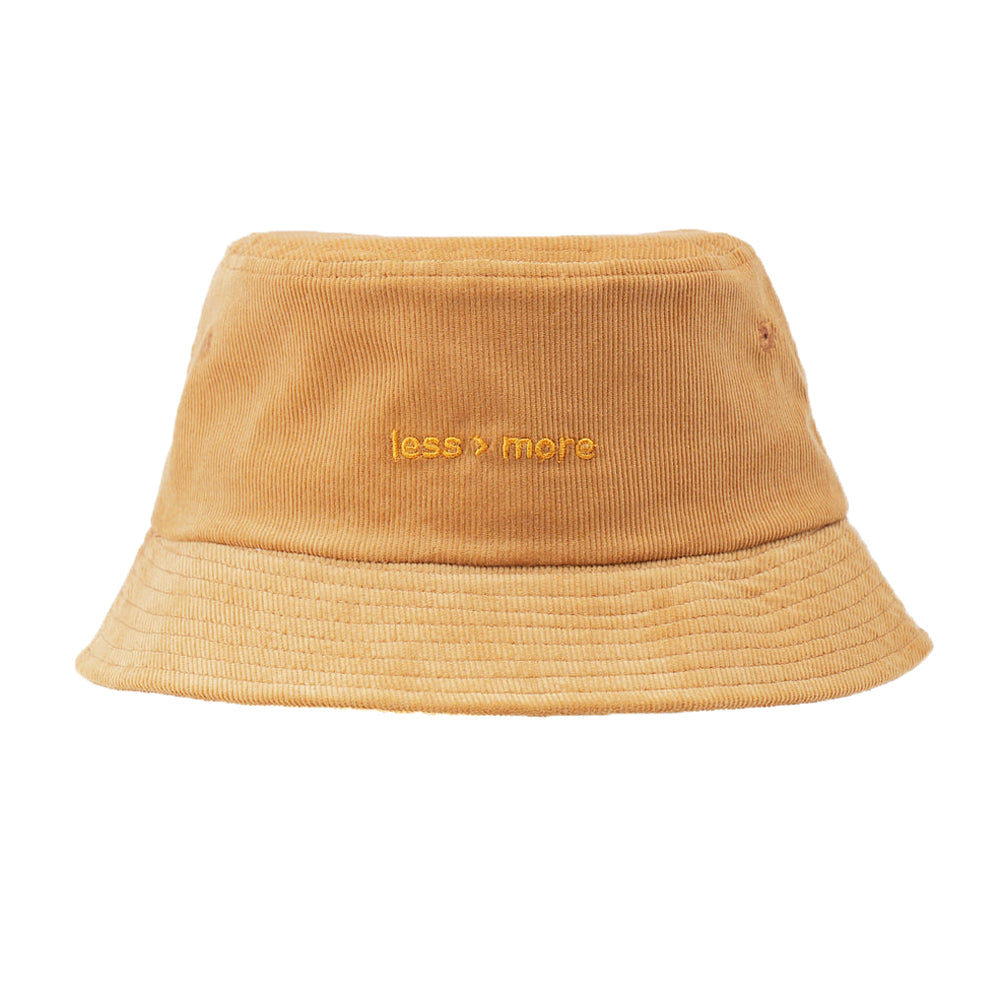 Bucket Hat "less > more"