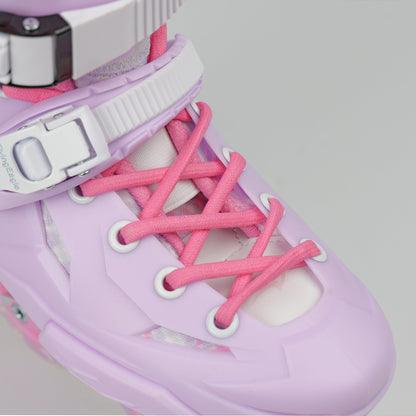 Zest Waxed Laces 180cm Pink