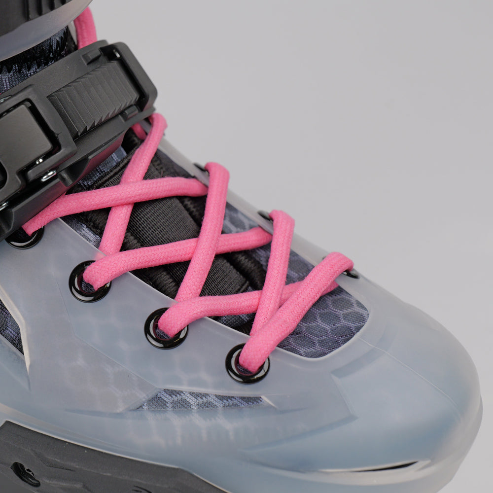 Zest Waxed Laces 180cm Pink