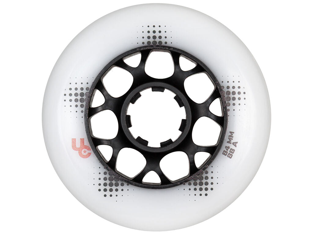 Team PRO 90mm/88A White 4-pack