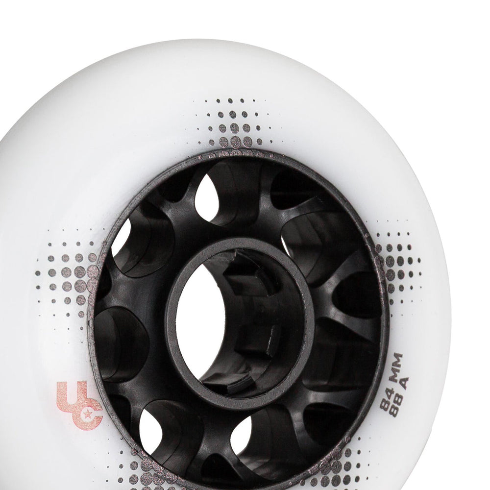Team PRO 84mm/88A White 4-Pack