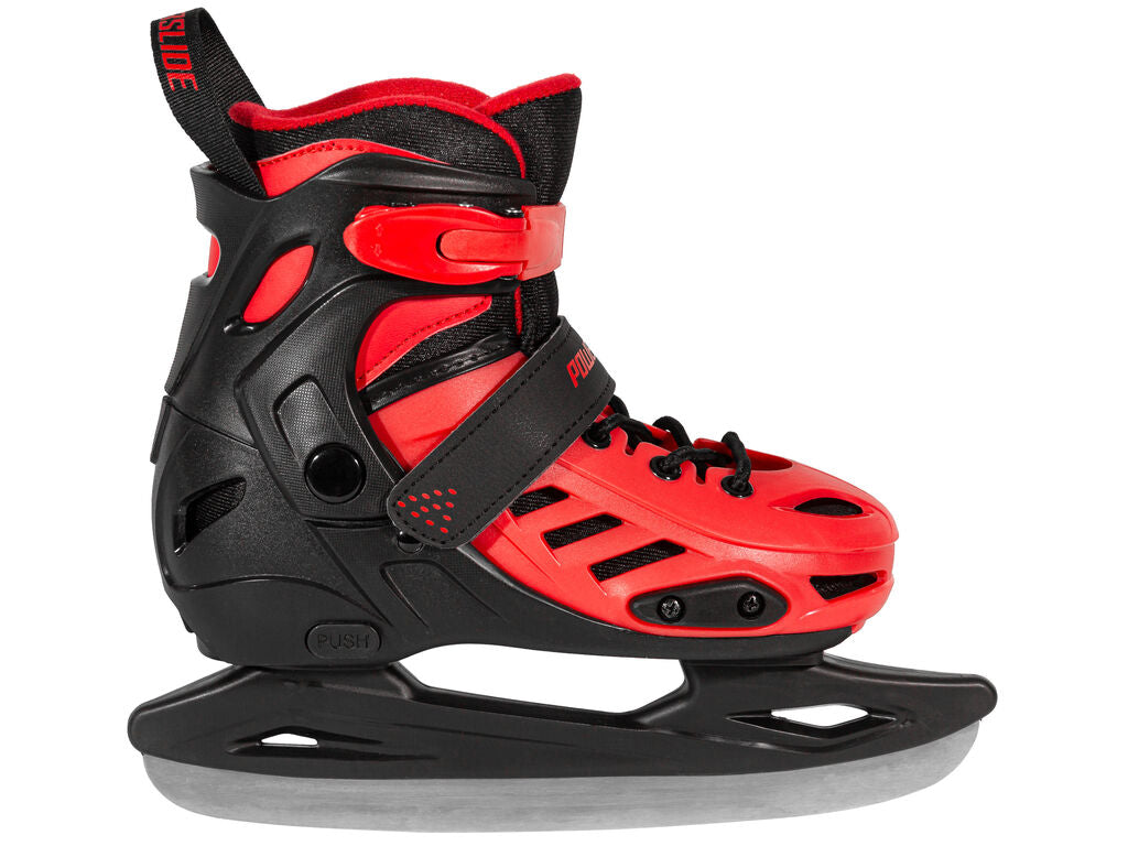 Khaan Jr. adj. Red ice skate