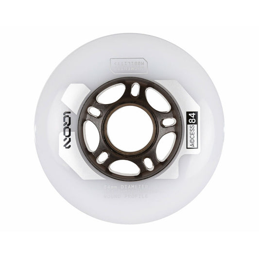 Acces II Natural 84mm/85A White 4-pack