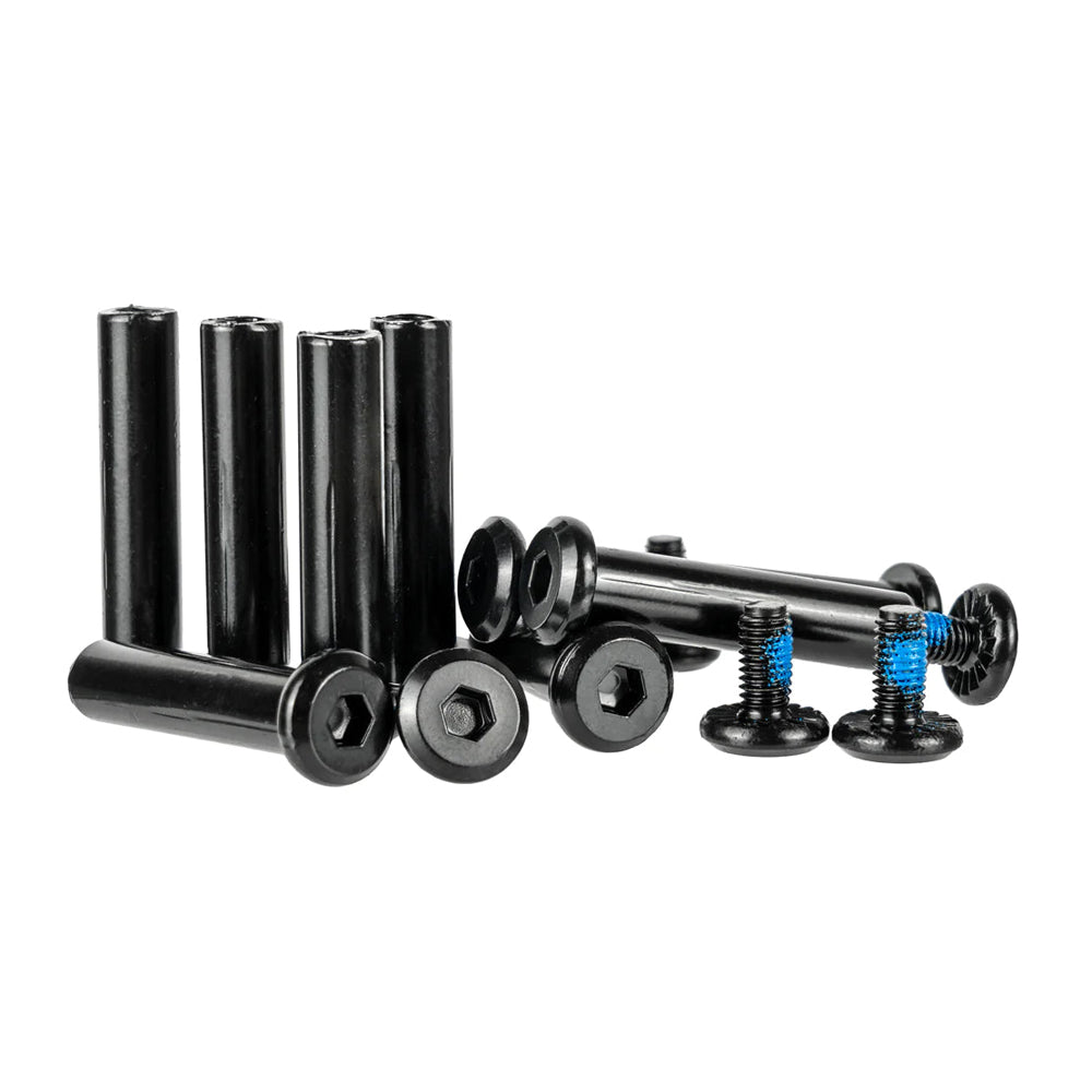 Axle Double 8mm M12 Allen/Hex black 8-pack