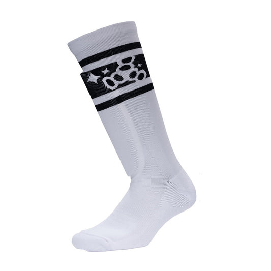 Sock Shinguards Barbie Patin white