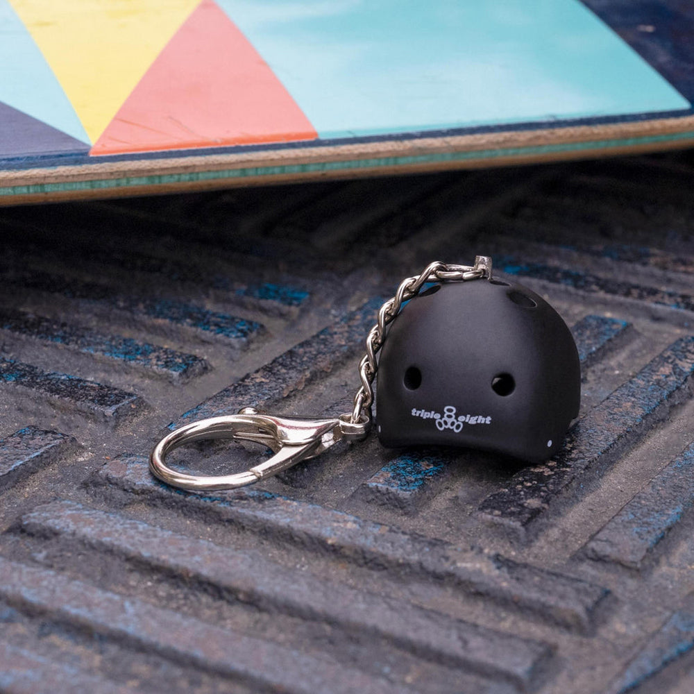 Keychain helmet Black