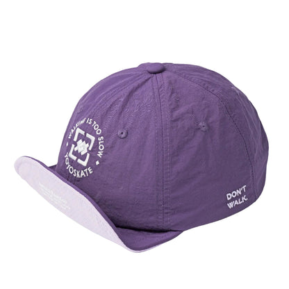 Soft Brim “Don't Walk” Cap Purple