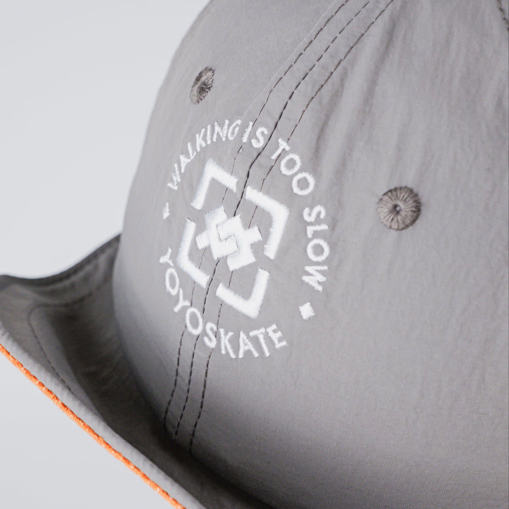 Soft Brim “Don't Walk” Cap Grey