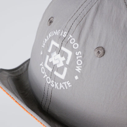 Soft Brim “Don't Walk” Cap Grey