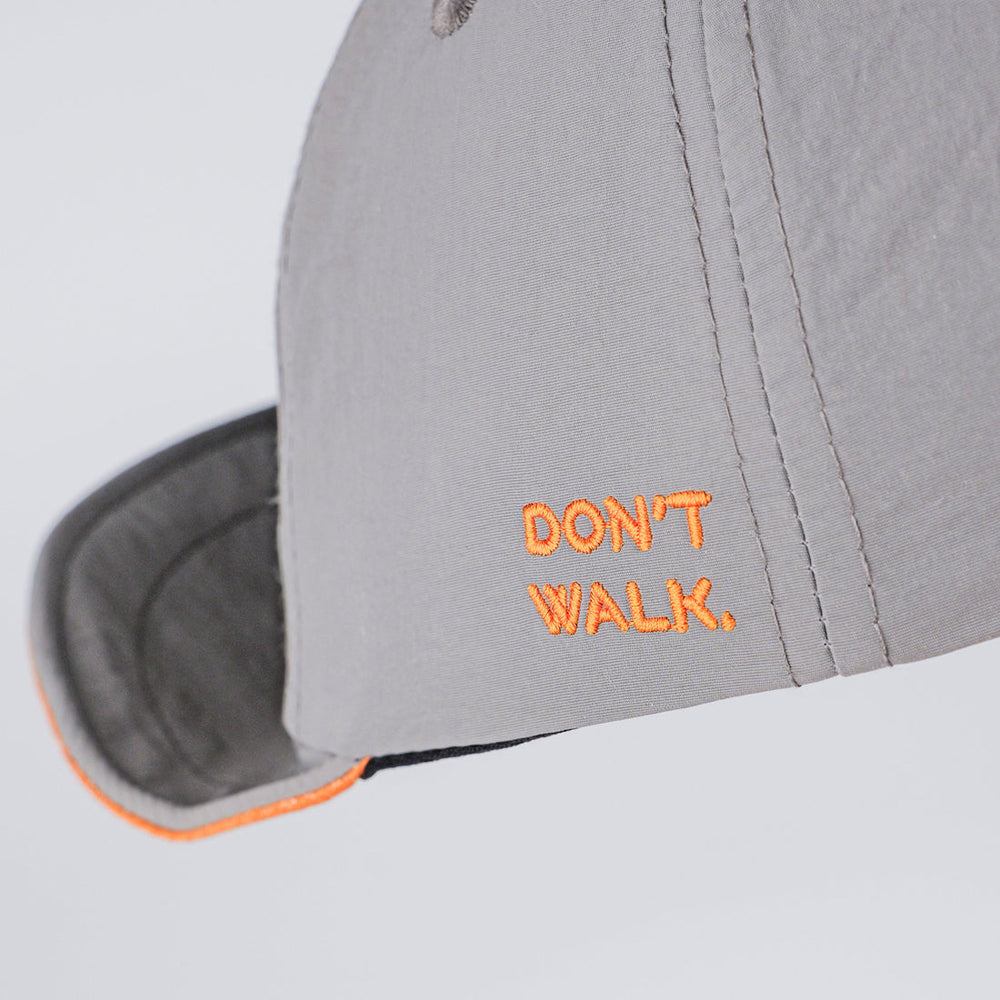 Soft Brim “Don't Walk” Cap Grey