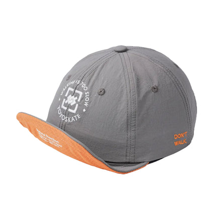 Soft Brim “Don't Walk” Cap Grey