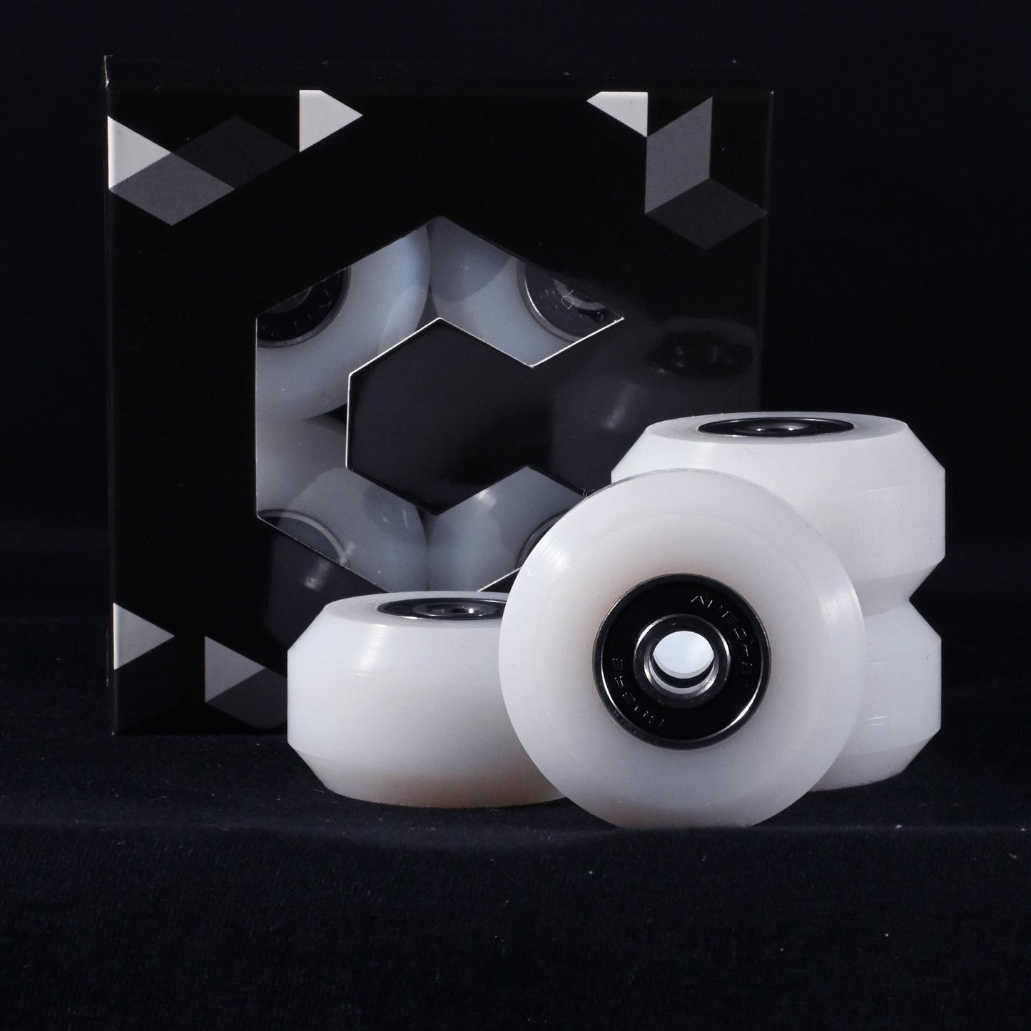 Antirocker UHMW 46mm/100A white 4-pack