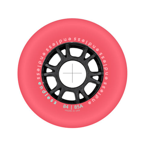 84mm/85A Neon coral 4-pack
