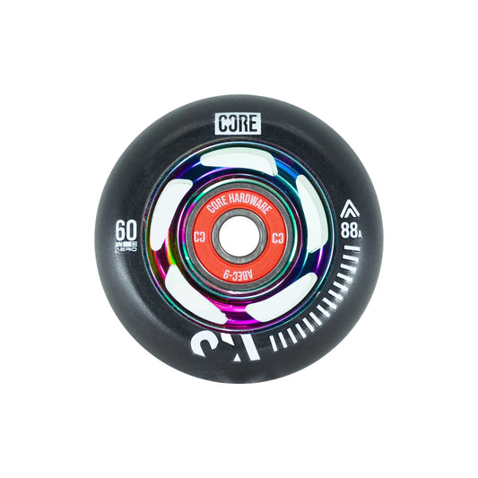 AERO Alumium 60mm/88A Black pcs + bearings