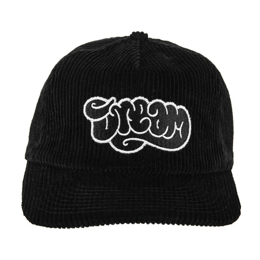 Logo Corduroy Hat Black