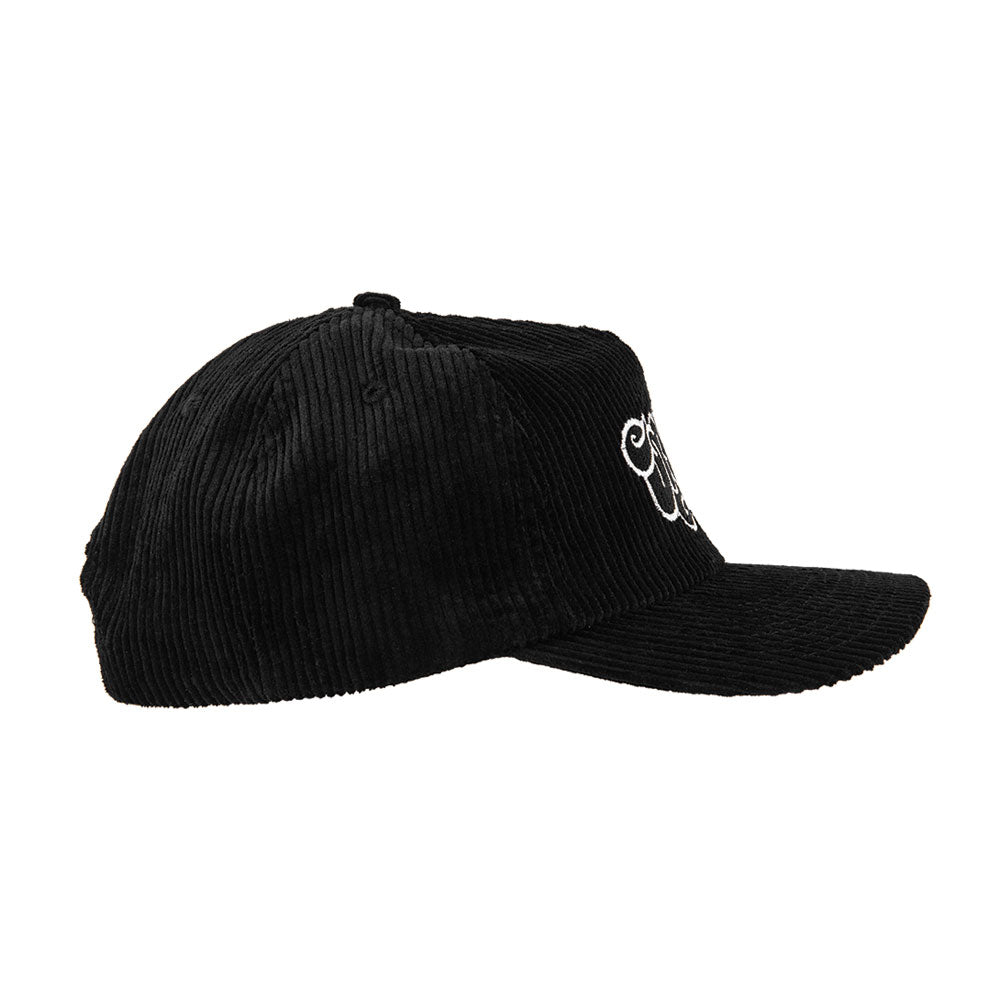 Logo Corduroy Hat Black