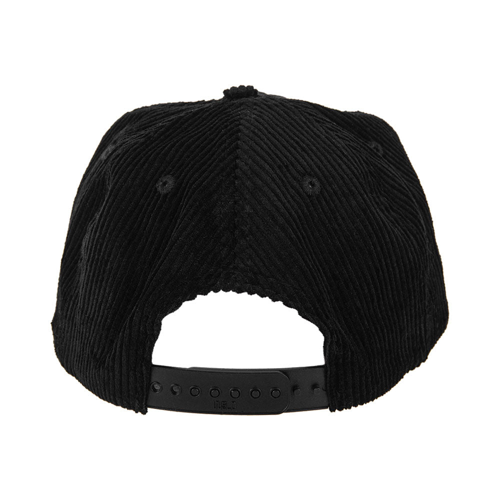Logo Corduroy Hat Black