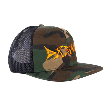 Rider Trucker Hat Black/Camo