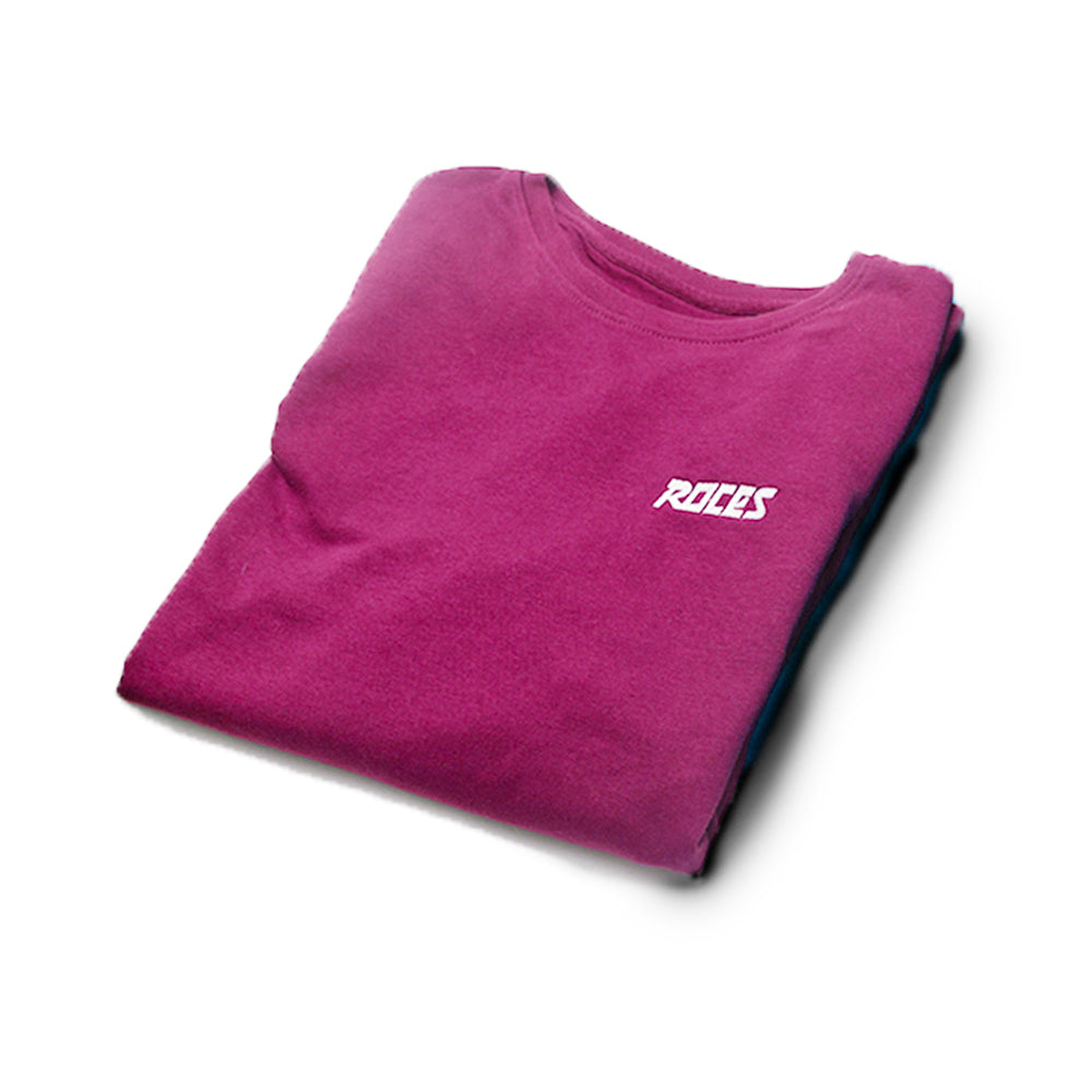Organic crewneck sweatshirt fuchsia