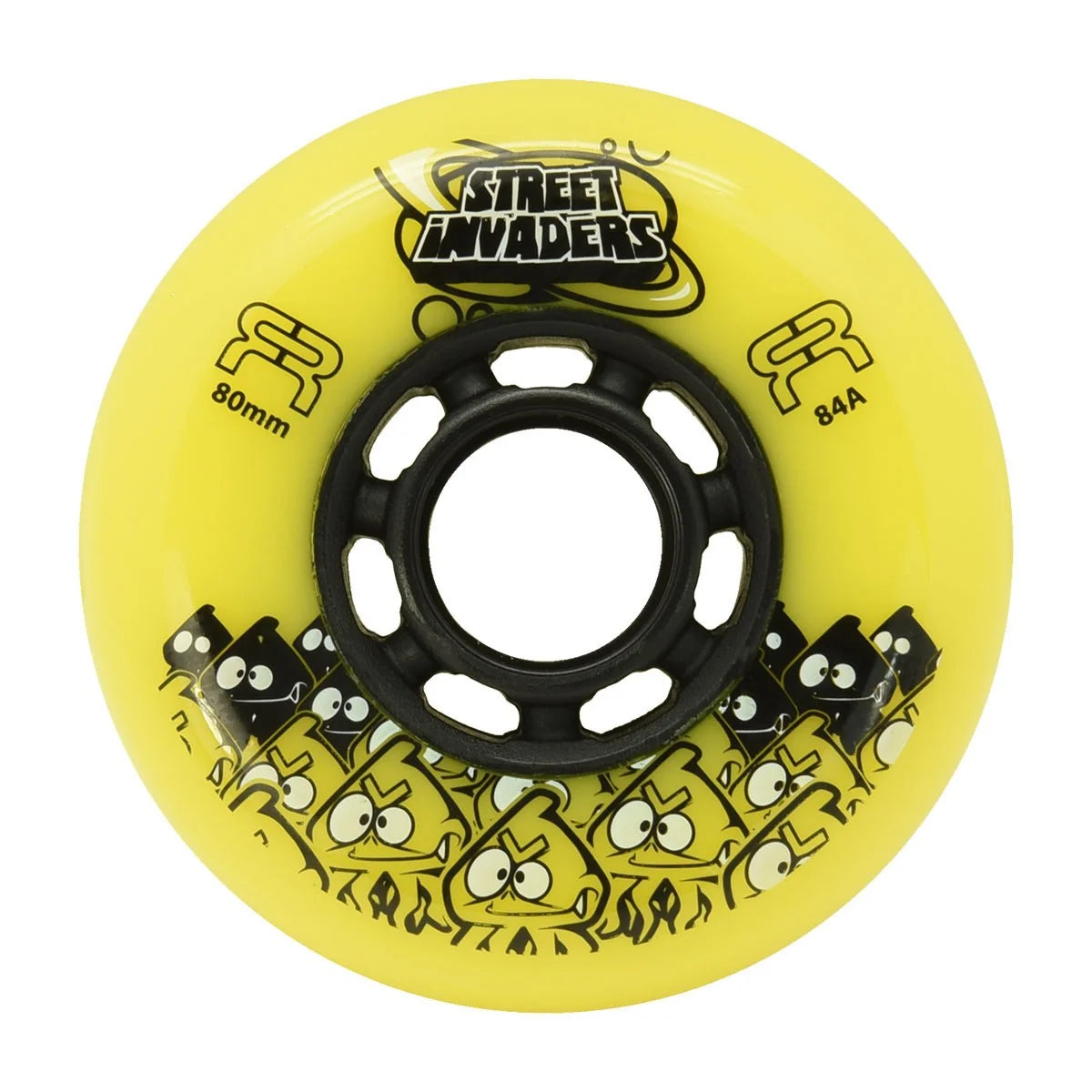 Street Invaders 80mm/84A Yellow 4-pack