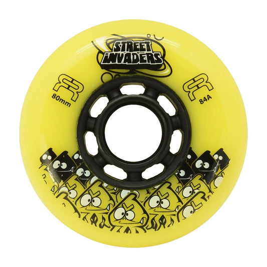 Street Invaders 80mm/84A Yellow 4-pack