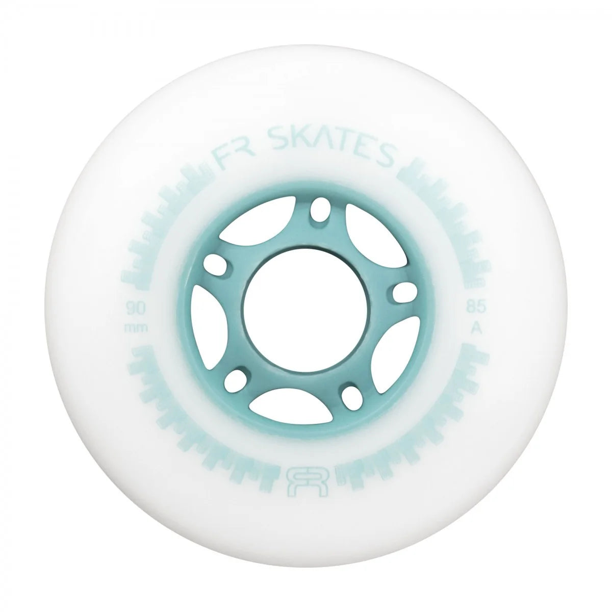 Downtown 90mm/85A 4-Pack White/Blue