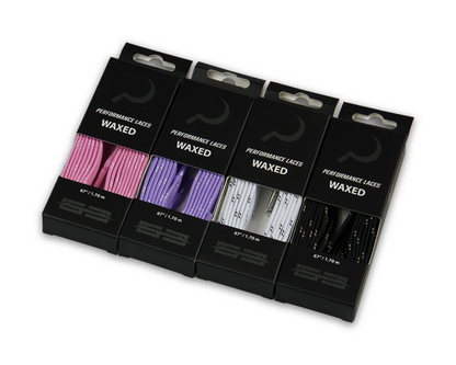 Hockey Laces with metal tips 170cm purple