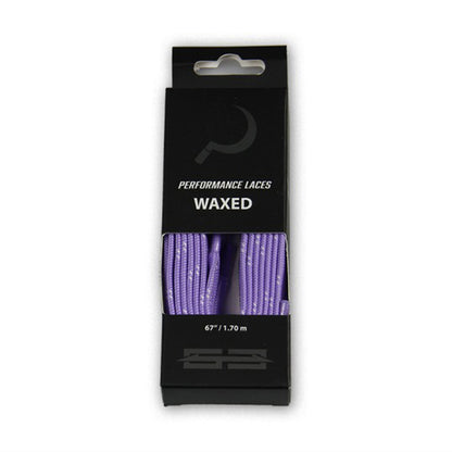 Hockey Laces with metal tips 170cm purple
