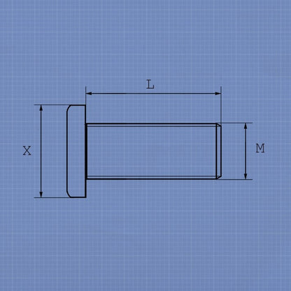 Frame Mounting Bolt Allan/Hex M6 L16 pcs